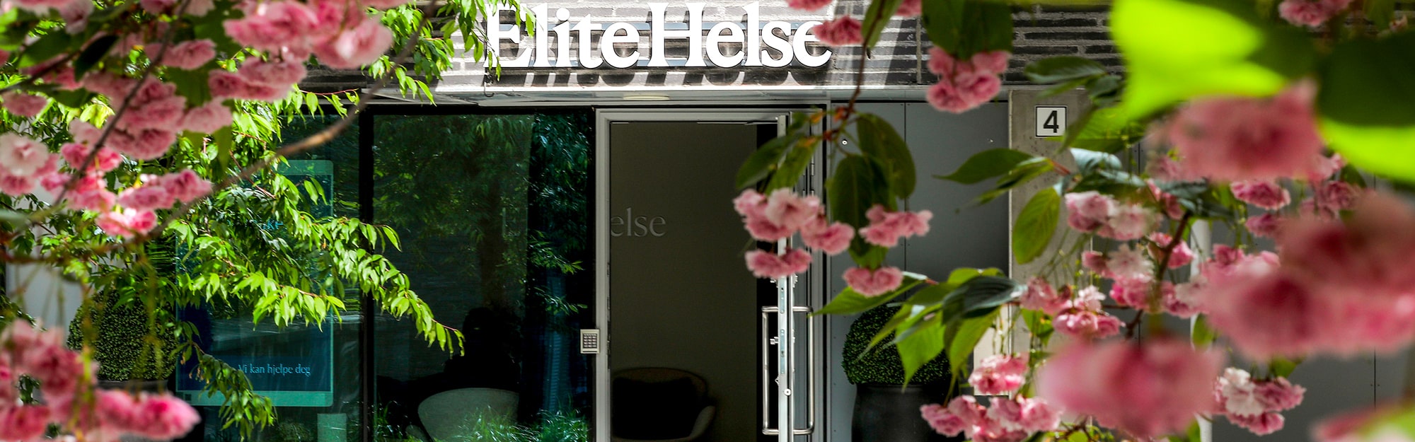 Inngangen til Elite Helse på Tjuvholmen, Oslo